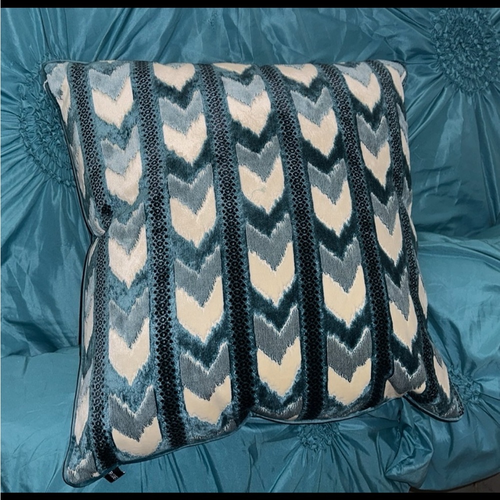 Rodeo Home Soft Teal Throw Pillow